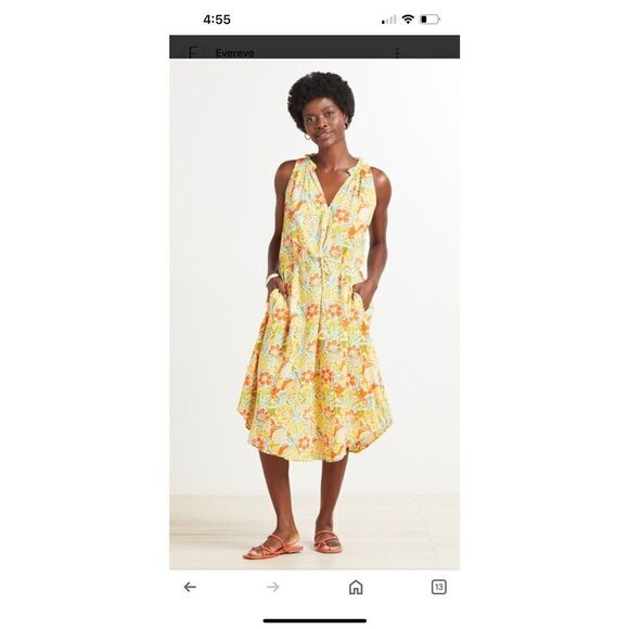 Velvet Graham & Spencer Bahama Floral Sleeveless Dress Ramona05 XL NWT - Picture 4 of 12